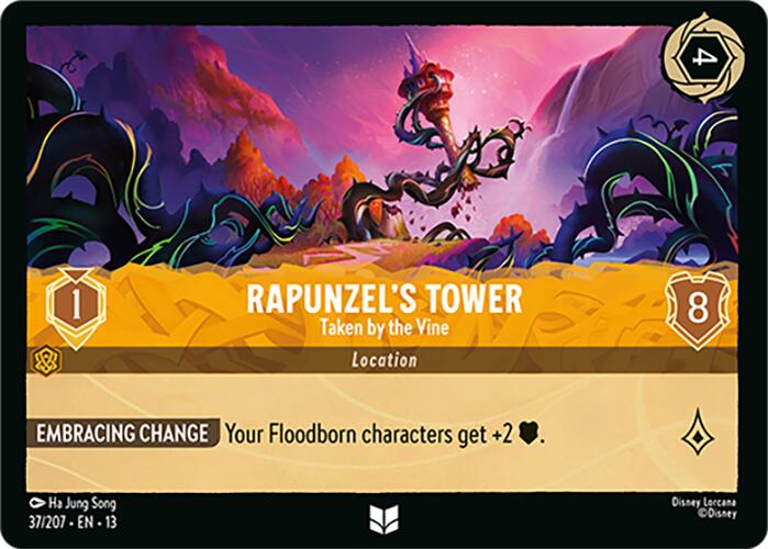 Rapunzel's Tower - Taken by the Vine (37/207) [Attack of the Vine!] | Cards and Coasters CA