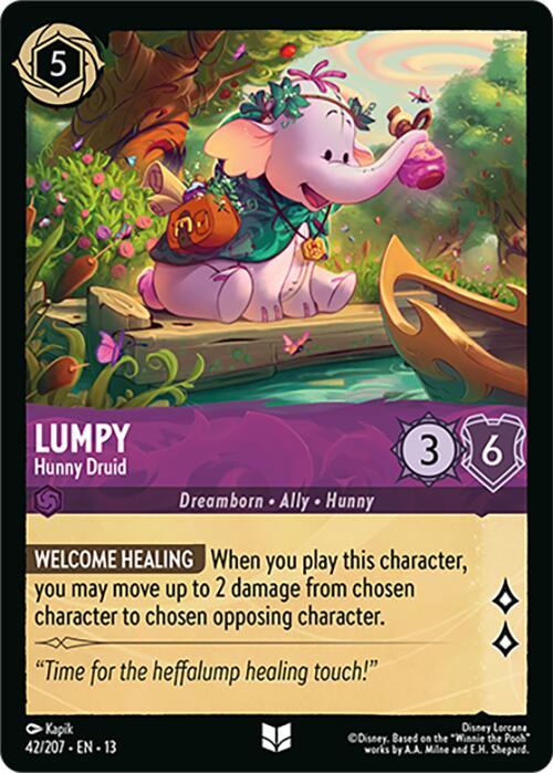 Lumpy - Hunny Druid (42/207) [Attack of the Vine!] | Cards and Coasters CA