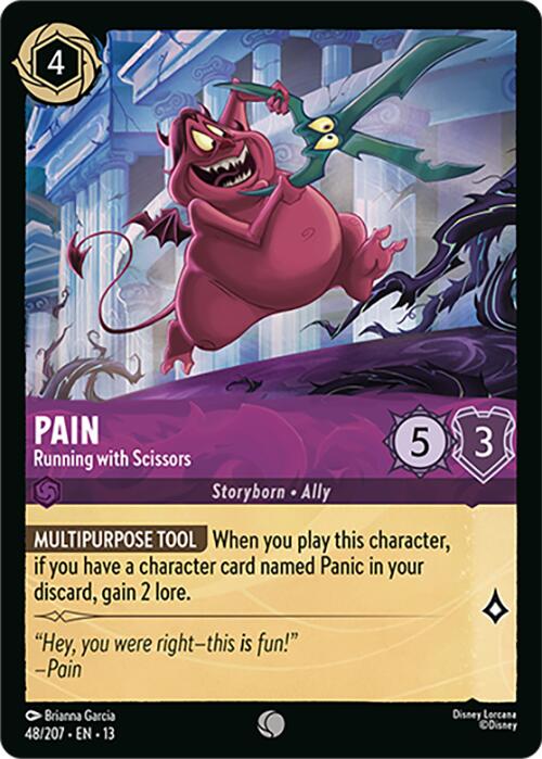 Pain - Running with Scissors (48/207) [Attack of the Vine!] | Cards and Coasters CA