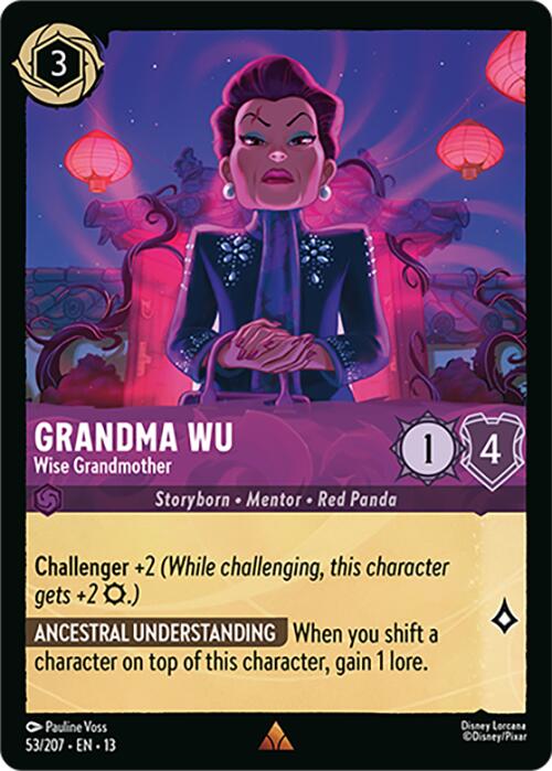 Grandma Wu - Wise Grandmother (53/207) [Attack of the Vine!] | Cards and Coasters CA