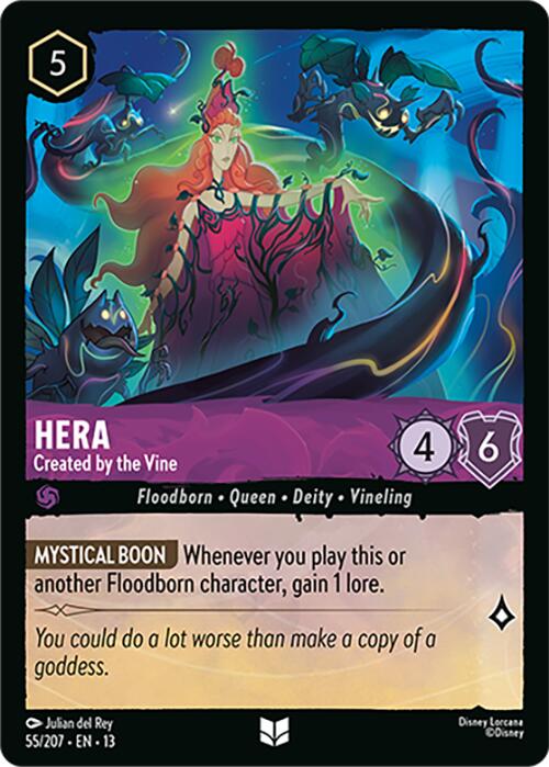 Hera - Created by the Vine (55/207) [Attack of the Vine!] | Cards and Coasters CA