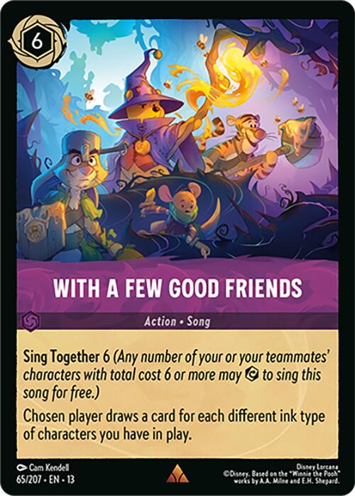 With a Few Good Friends (65/207) [Attack of the Vine!] | Cards and Coasters CA