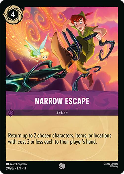 Narrow Escape (69/207) [Attack of the Vine!] | Cards and Coasters CA