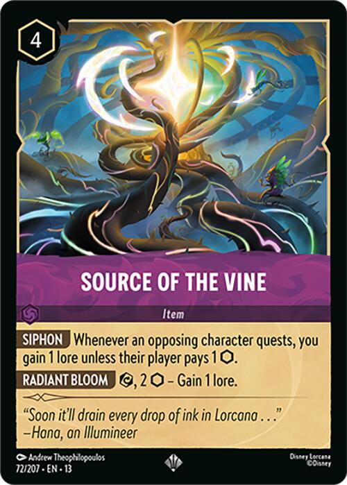 Source of the Vine (72/207) [Attack of the Vine!] | Cards and Coasters CA