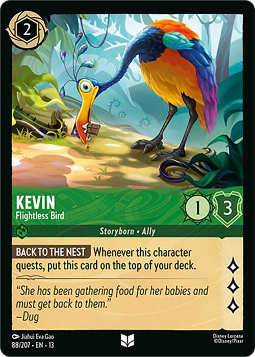 Kevin - Flightless Bird (88/207) [Attack of the Vine!] | Cards and Coasters CA