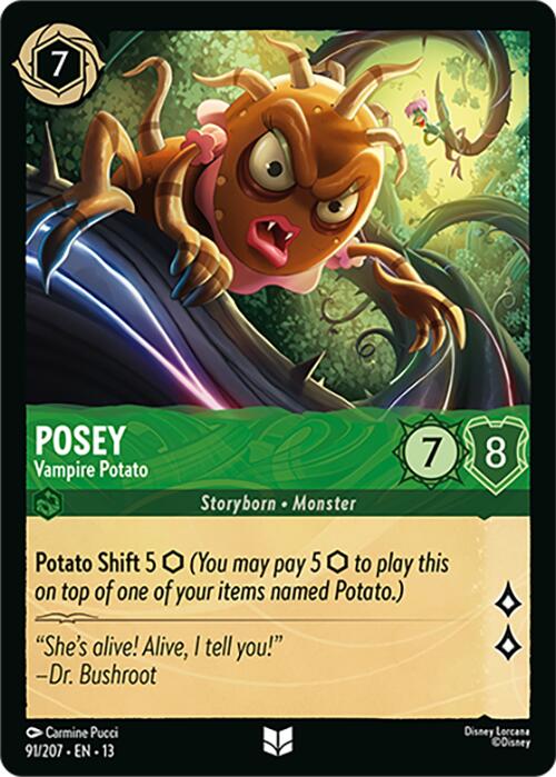 Posey - Vampire Potato (91/207) [Attack of the Vine!] | Cards and Coasters CA
