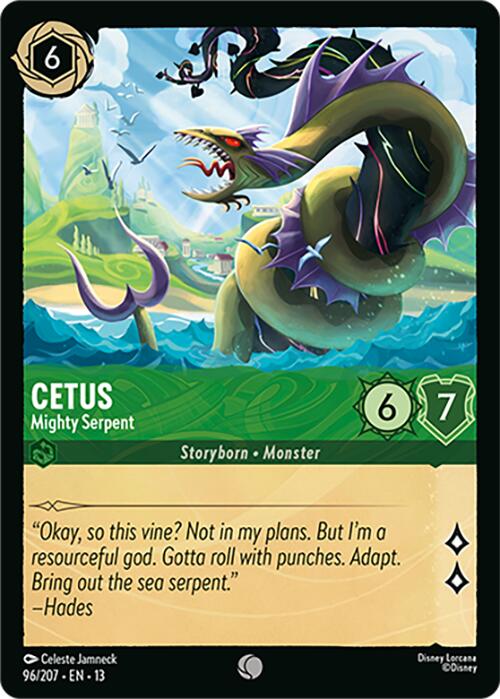 Cetus - Mighty Serpent (96/207) [Attack of the Vine!] | Cards and Coasters CA