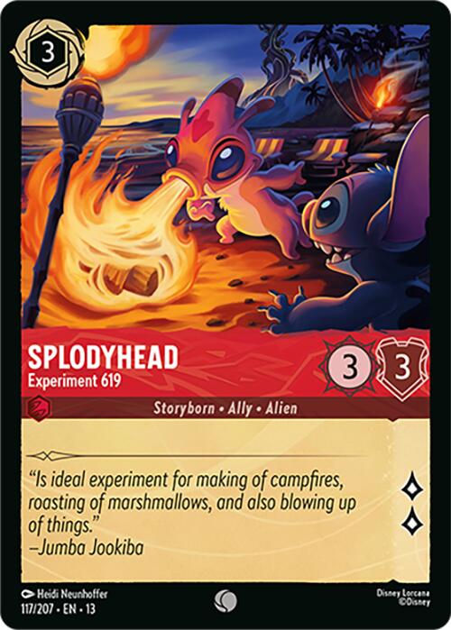 Splodyhead - Experiment 619 (117/207) [Attack of the Vine!] | Cards and Coasters CA