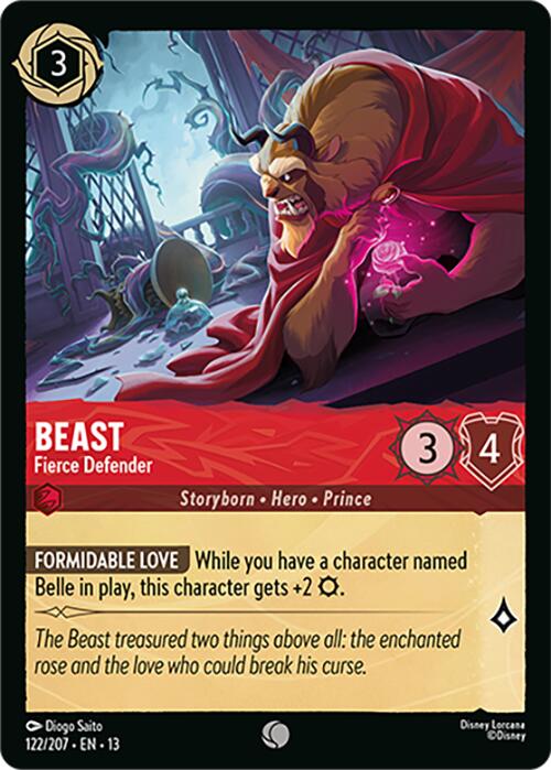 Beast - Fierce Defender (122/207) [Attack of the Vine!] | Cards and Coasters CA