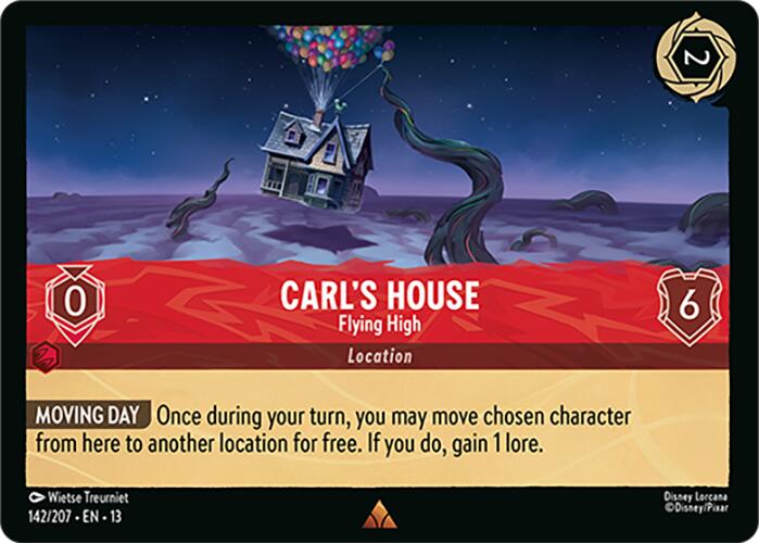Carl's House - Flying High (142/207) [Attack of the Vine!] | Cards and Coasters CA