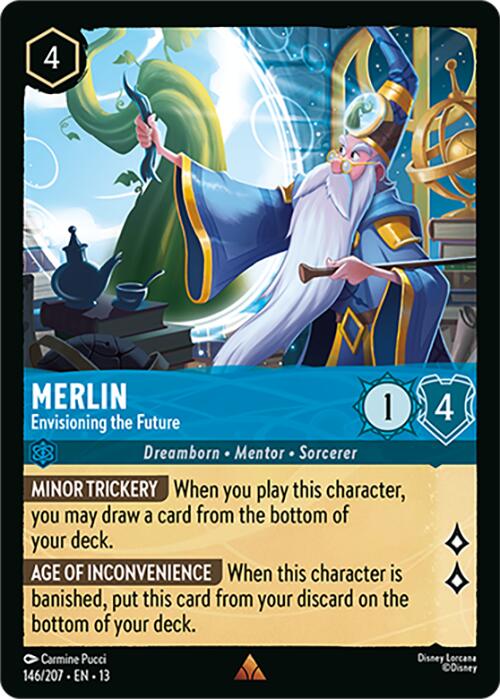 Merlin - Envisioning the Future (146/207) [Attack of the Vine!] | Cards and Coasters CA
