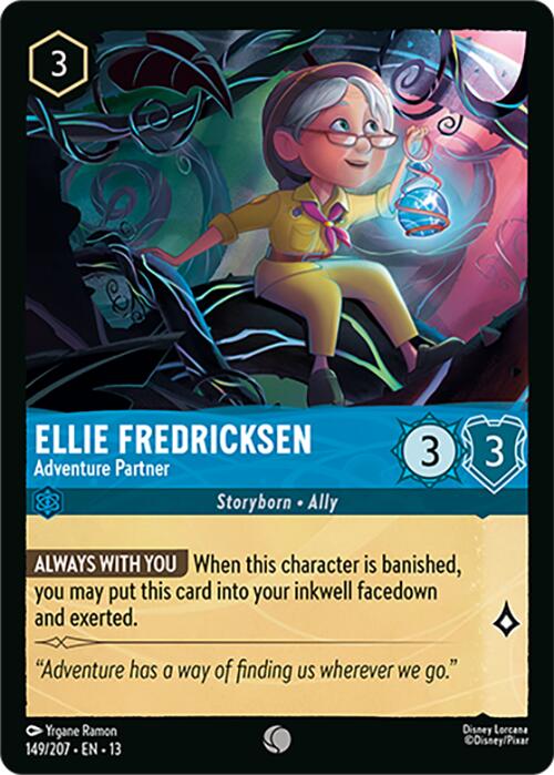Ellie Fredricksen - Adventure Partner (149/207) [Attack of the Vine!] | Cards and Coasters CA