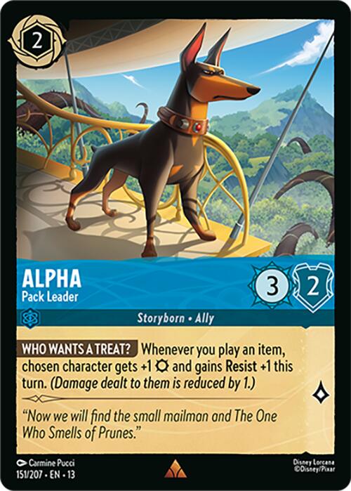 Alpha - Pack Leader (151/207) [Attack of the Vine!] | Cards and Coasters CA