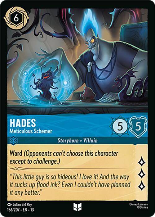Hades - Meticulous Schemer (156/207) [Attack of the Vine!] | Cards and Coasters CA