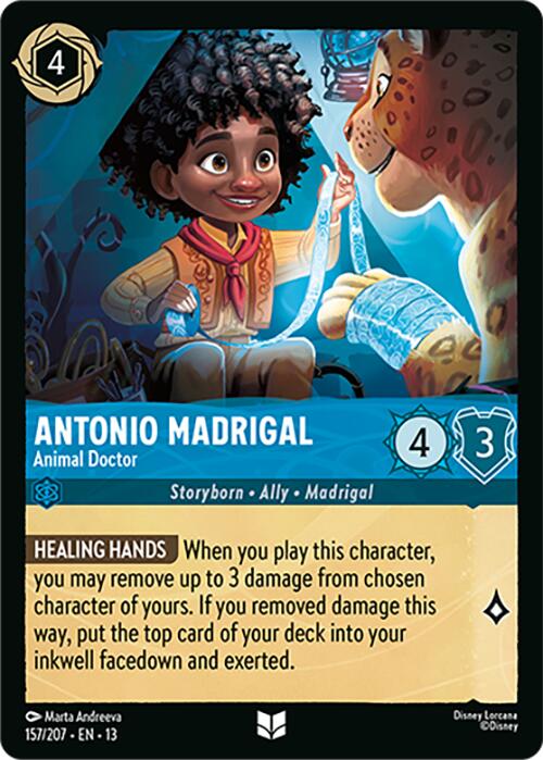Antonio Madrigal - Animal Doctor (157/207) [Attack of the Vine!] | Cards and Coasters CA
