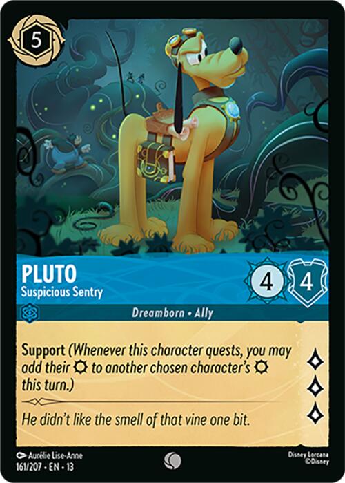 Pluto - Suspicious Sentry (161/207) [Attack of the Vine!] | Cards and Coasters CA