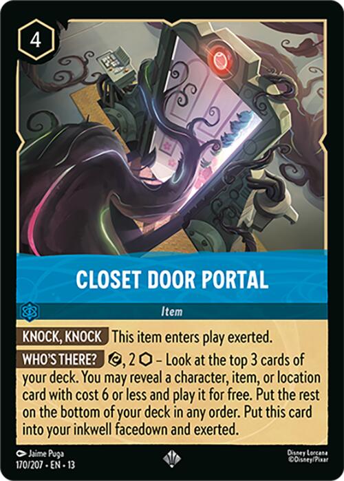Closet Door Portal (170/207) [Attack of the Vine!] | Cards and Coasters CA