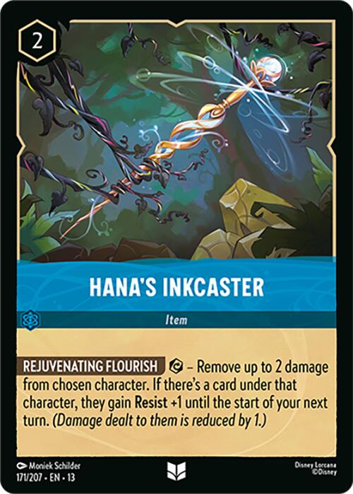 Hana's Inkcaster (171/207) [Attack of the Vine!] | Cards and Coasters CA