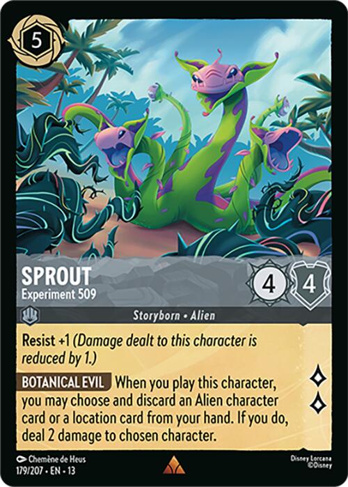 Sprout - Experiment 509 (179/207) [Attack of the Vine!] | Cards and Coasters CA