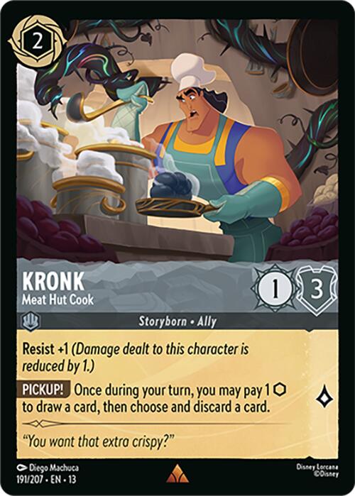 Kronk - Meat Hut Cook (191/207) [Attack of the Vine!] | Cards and Coasters CA