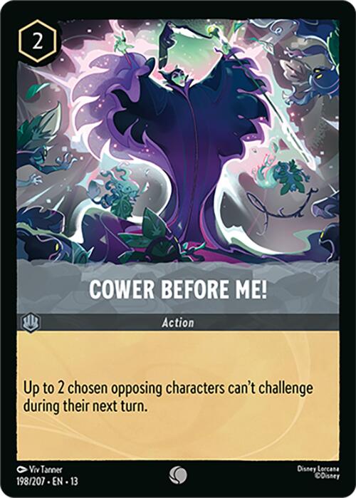 Cower Before Me! (198/207) [Attack of the Vine!] | Cards and Coasters CA