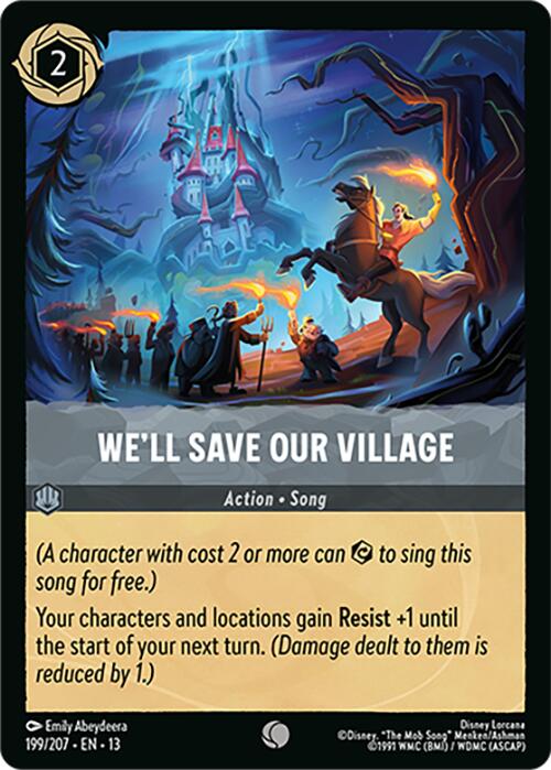 We'll Save Our Village (199/207) [Attack of the Vine!] | Cards and Coasters CA