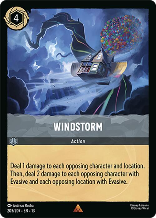 Windstorm (203/207) [Attack of the Vine!] | Cards and Coasters CA