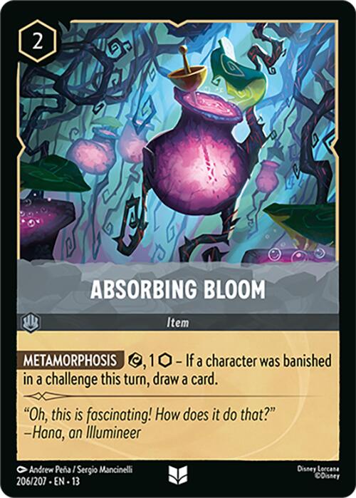 Absorbing Bloom (206/207) [Attack of the Vine!] | Cards and Coasters CA