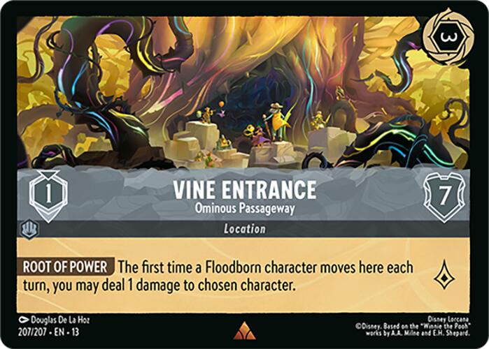 Vine Entrance - Ominous Passageway (207/207) [Attack of the Vine!] | Cards and Coasters CA