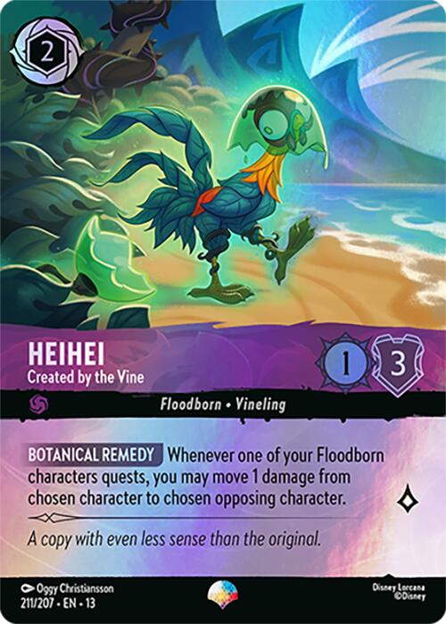 Heihei - Created by the Vine (Epic) (211/204) [Attack of the Vine!] | Cards and Coasters CA