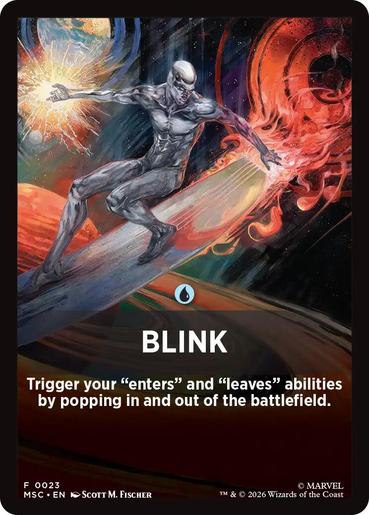 Blink Theme Card [Marvel Super Heroes Commander] | Cards and Coasters CA