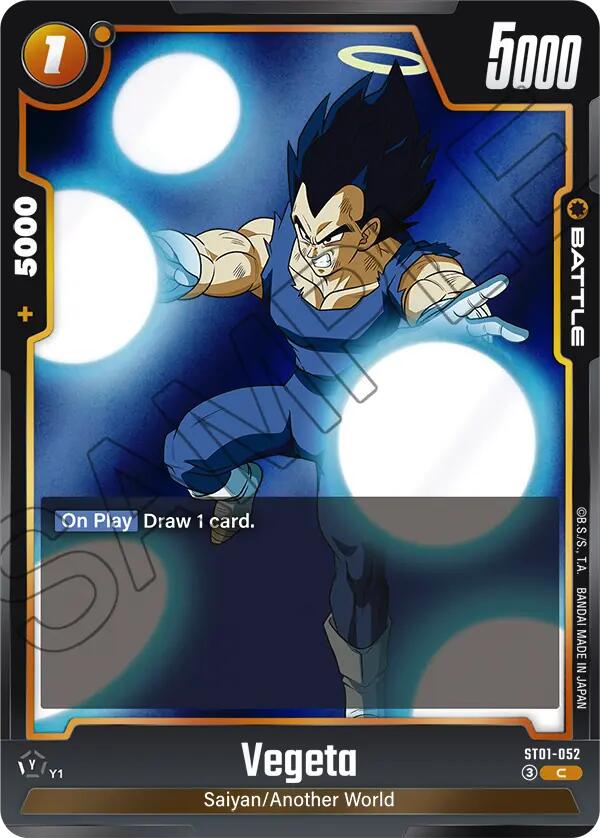 Vegeta (ST01-052) [Story Booster 01] | Cards and Coasters CA