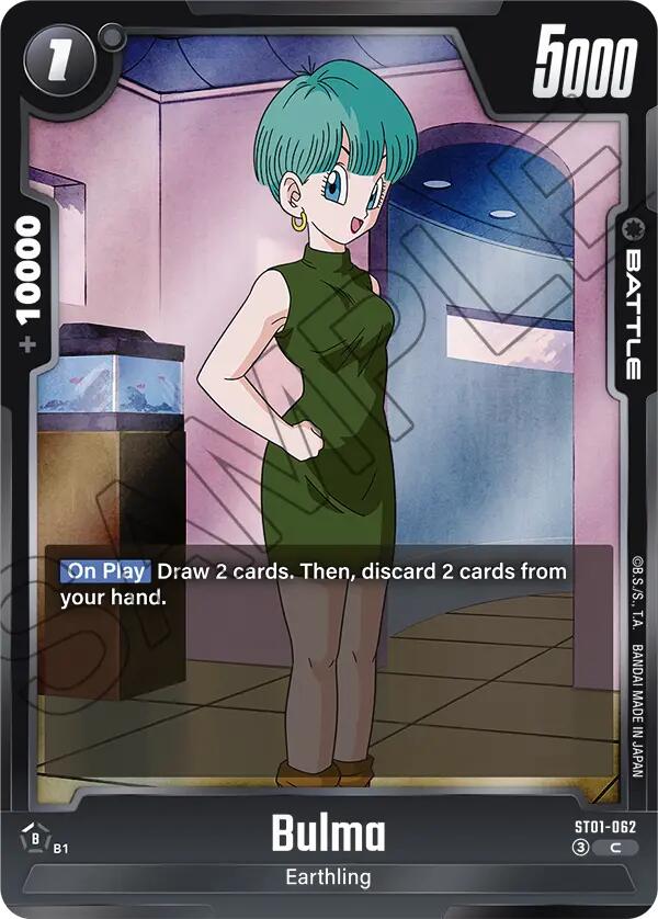 Bulma [Story Booster 01] | Cards and Coasters CA