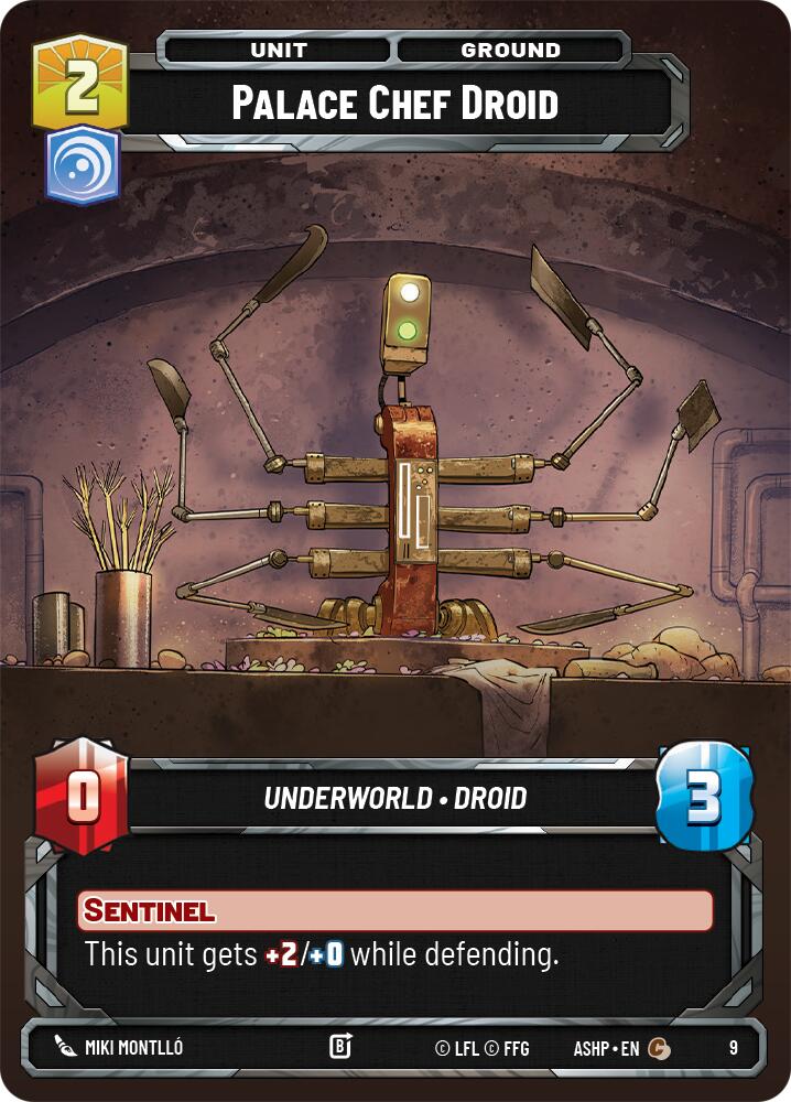 Palace Chef Droid (9) (9) [Ashes of the Empire Weekly Play Promos] | Cards and Coasters CA