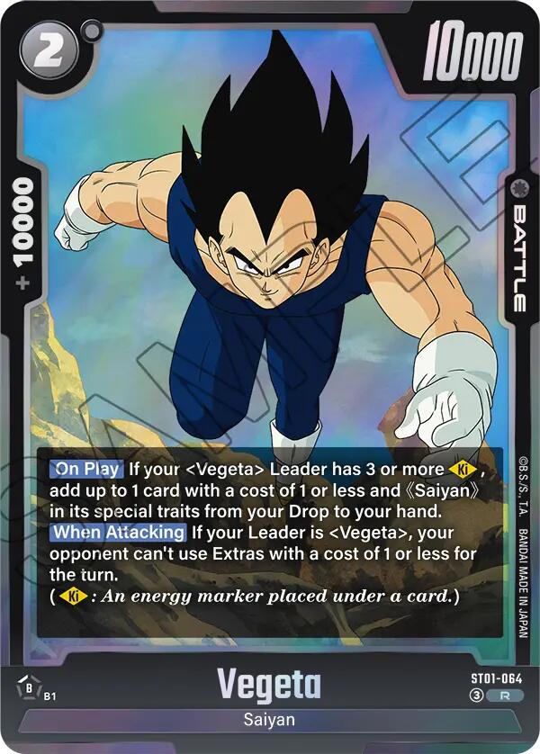 Vegeta (ST01-064) [Story Booster 01] | Cards and Coasters CA