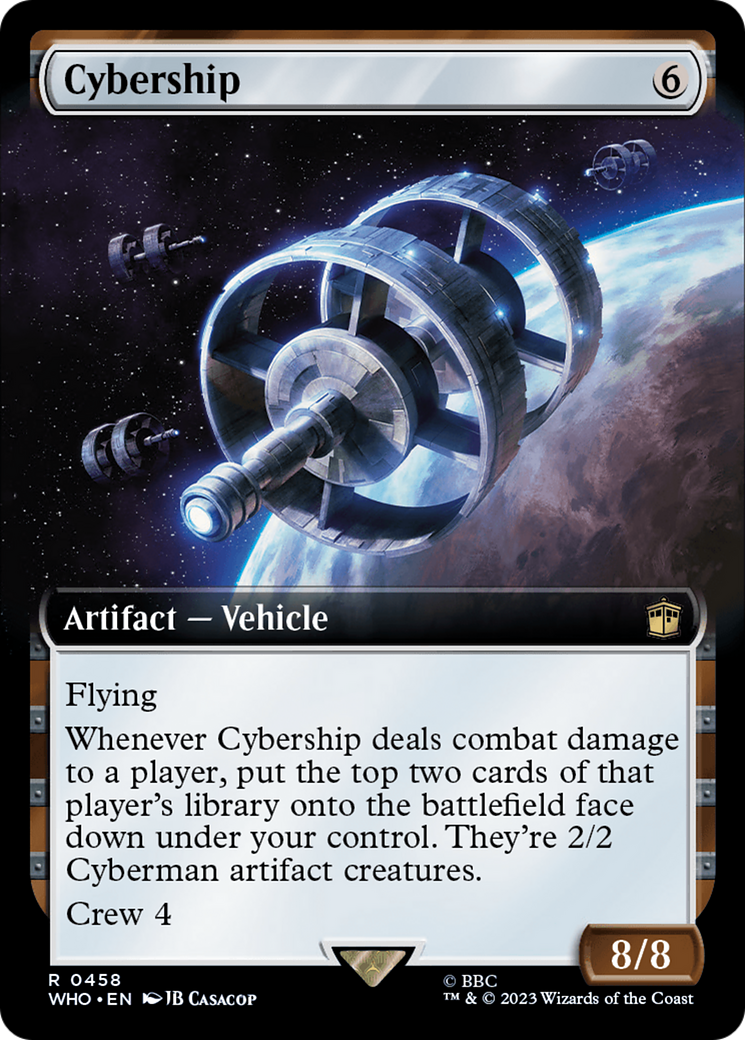 Cybership (Extended Art) [Doctor Who] | Cards and Coasters CA