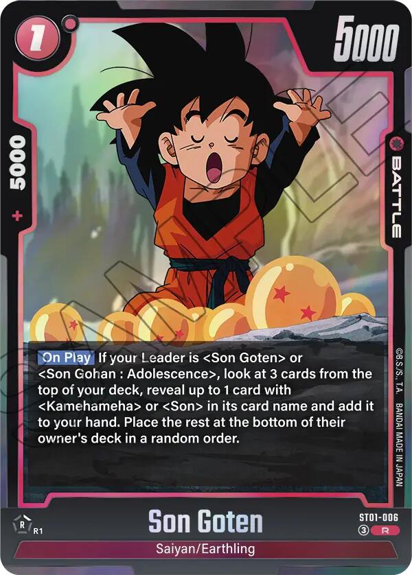 Son Goten (ST01-006) [Story Booster 01] | Cards and Coasters CA