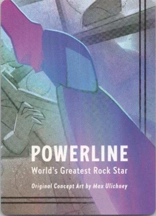 Powerline - World's Greatest Rock Star Puzzle Insert (Bottom Right) [Fabled] | Cards and Coasters CA
