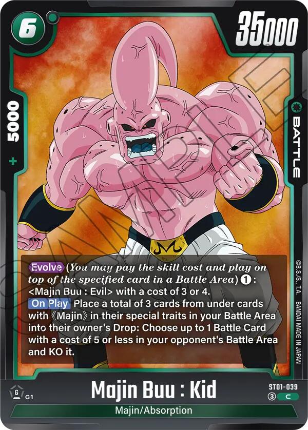 Majin Buu : Kid (ST01-039) [Story Booster 01] | Cards and Coasters CA