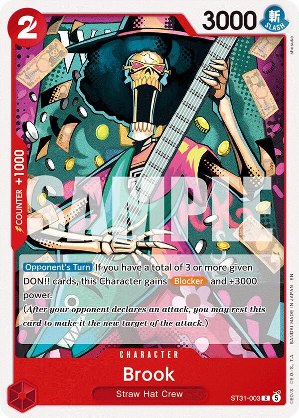 Brook [Starter Deck: RED Monkey.D.Luffy] | Cards and Coasters CA