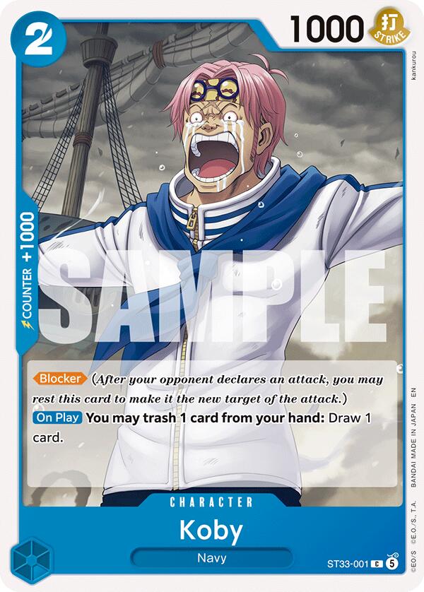 Koby [Starter Deck: BLUE Kuzan] | Cards and Coasters CA