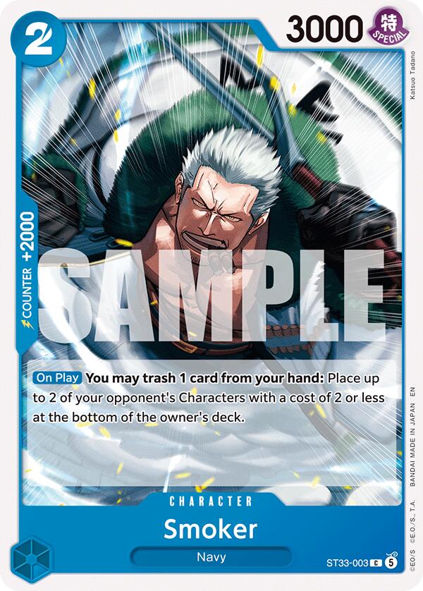 Smoker [Starter Deck: BLUE Kuzan] | Cards and Coasters CA