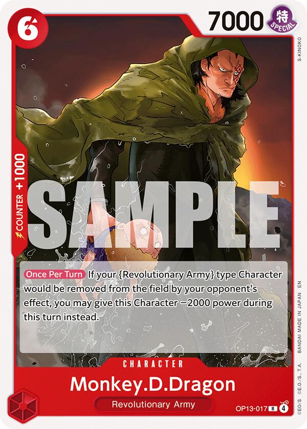 Monkey.D.Dragon [One Piece Film: Red] | Cards and Coasters CA