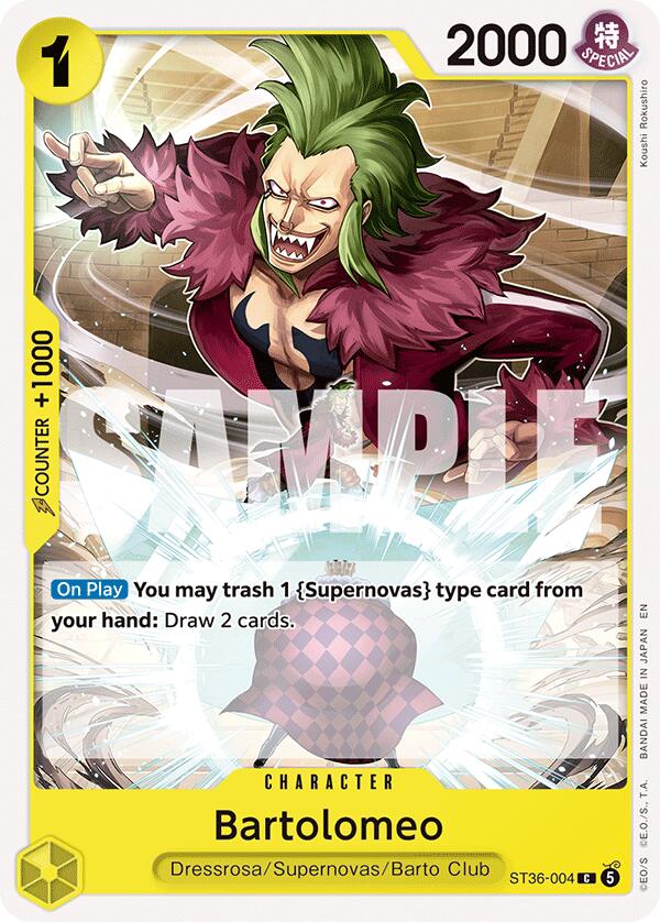 Bartolomeo [Starter Deck: 3D2Y] | Cards and Coasters CA