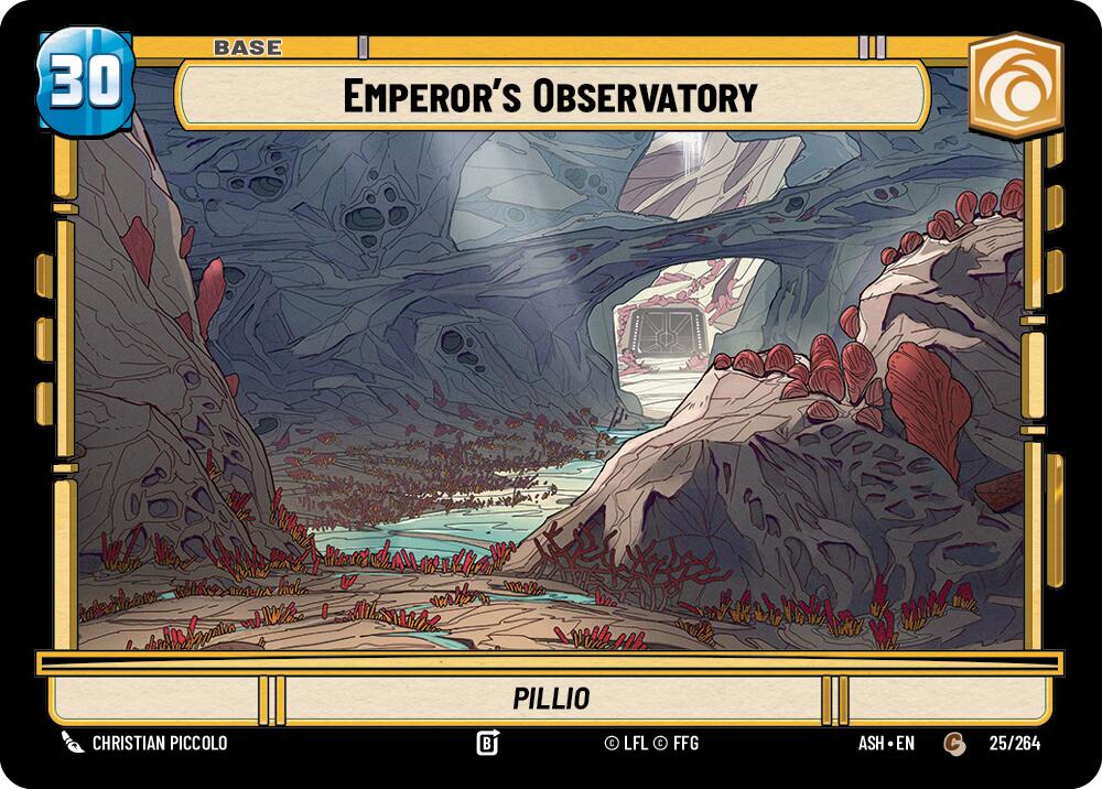 Emperor's Observatory // Mandalorian (25/264 // T01) (25/264 // T01) [Ashes of the Empire] | Cards and Coasters CA