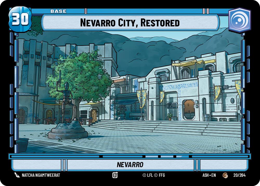 Nevarro City, Restored // Mandalorian (20/264 // T01) (20/264 // T01) [Ashes of the Empire] | Cards and Coasters CA