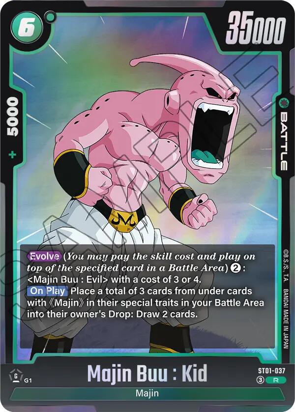 Majin Buu : Kid (ST01-037) [Story Booster 01] | Cards and Coasters CA