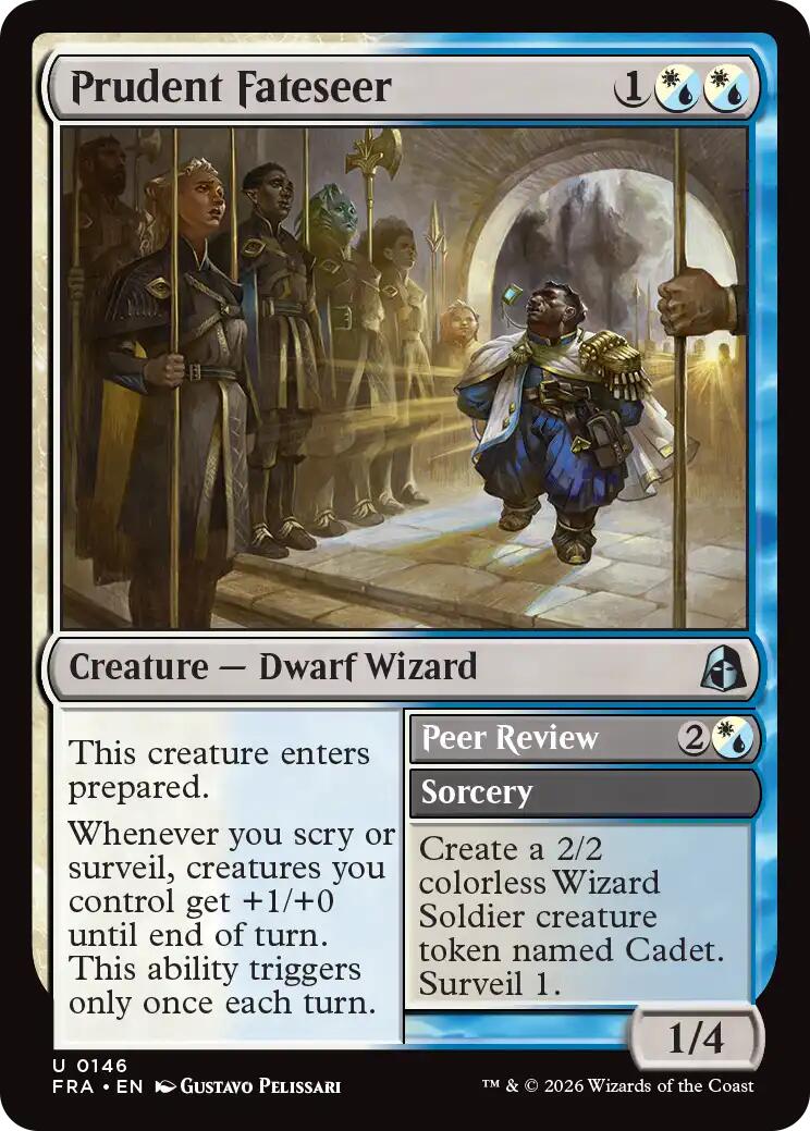 Prudent Fateseer // Peer Review [Reality Fracture] | Cards and Coasters CA
