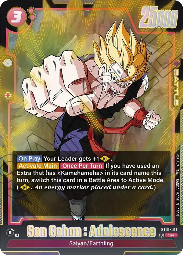Son Gohan : Adolescence (ST01-011) [Story Booster 01] | Cards and Coasters CA