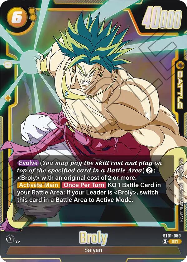 Broly (ST01-050) [Story Booster 01] | Cards and Coasters CA